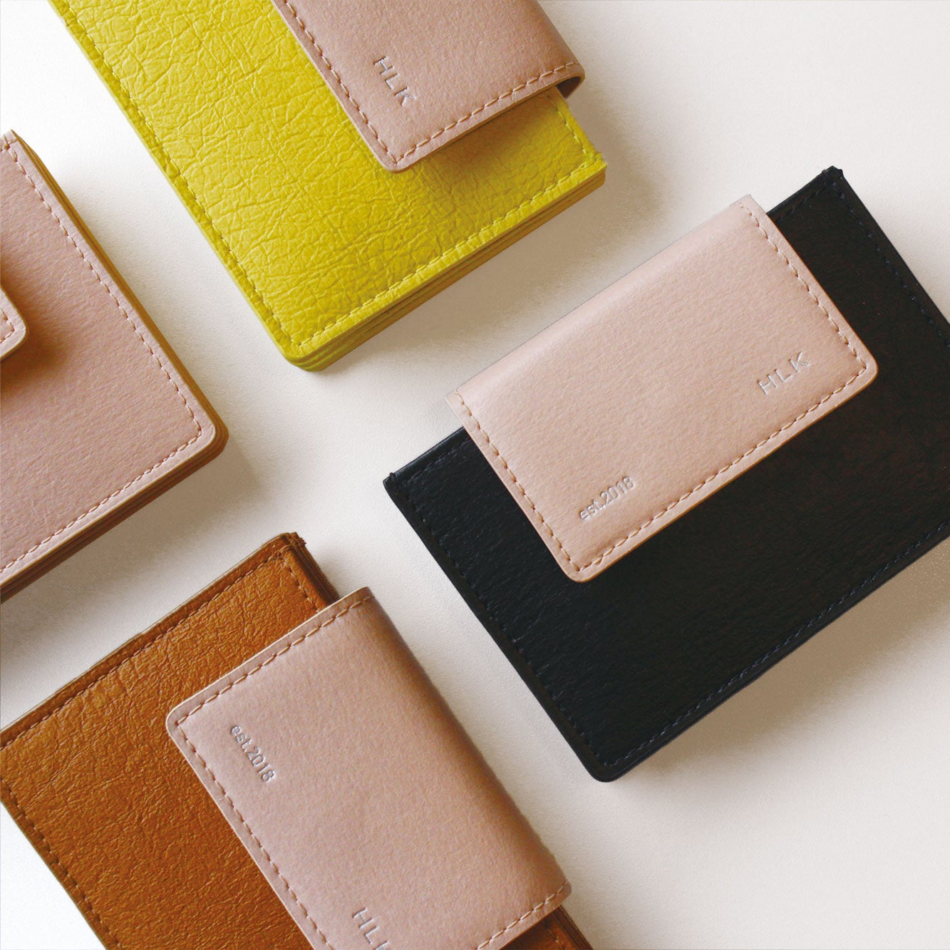 Sami Flip Wallet - Camel Blue