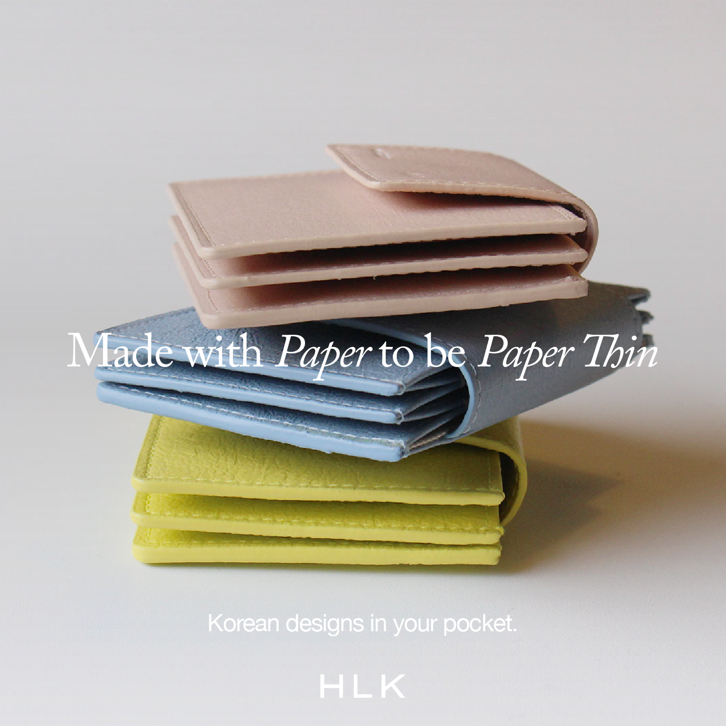 Sami Flip Wallet - Camel Blue