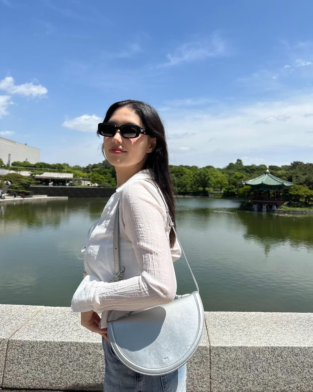 Bandal Shoulder Bag - Light Blue
