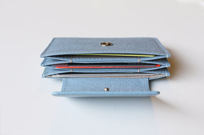 Sami Flip Wallet - Light Blue