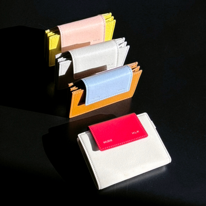 Sami Flip Crossbody Wallet Ivory_red+1(4 Colors)