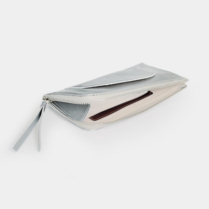 Bandal Zipper Wallet - Silver