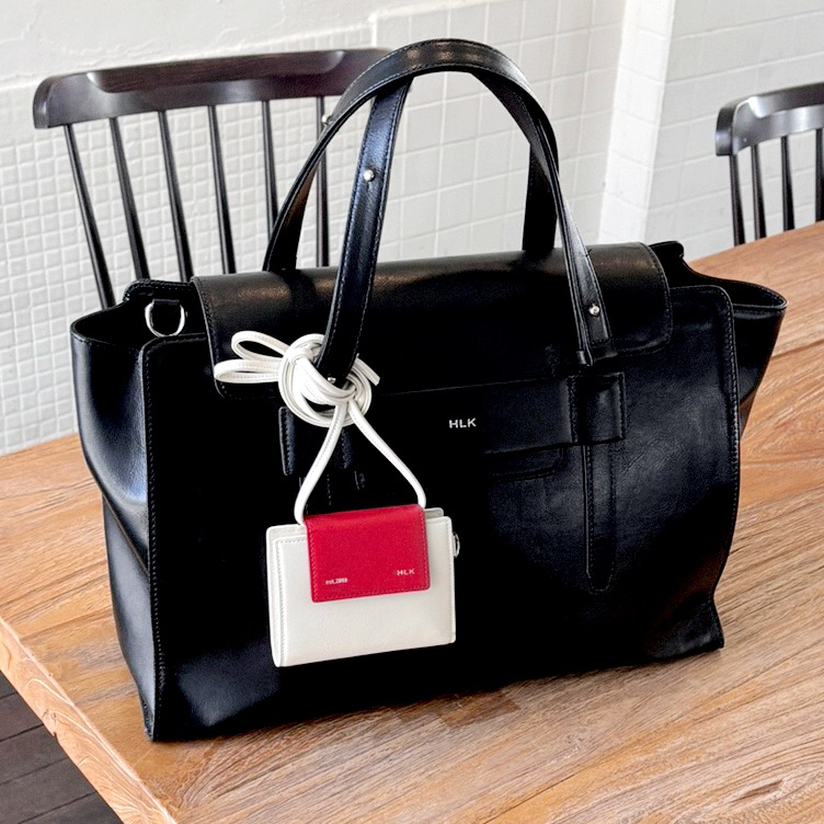 Sami Flip Crossbody Wallet Ivory_red+1(4 Colors)