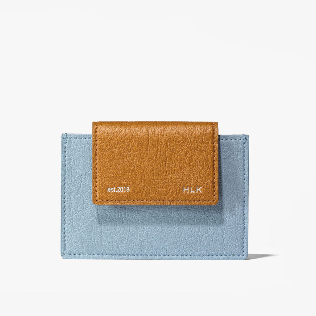 Sami Flip Card Wallet - Blue Camel