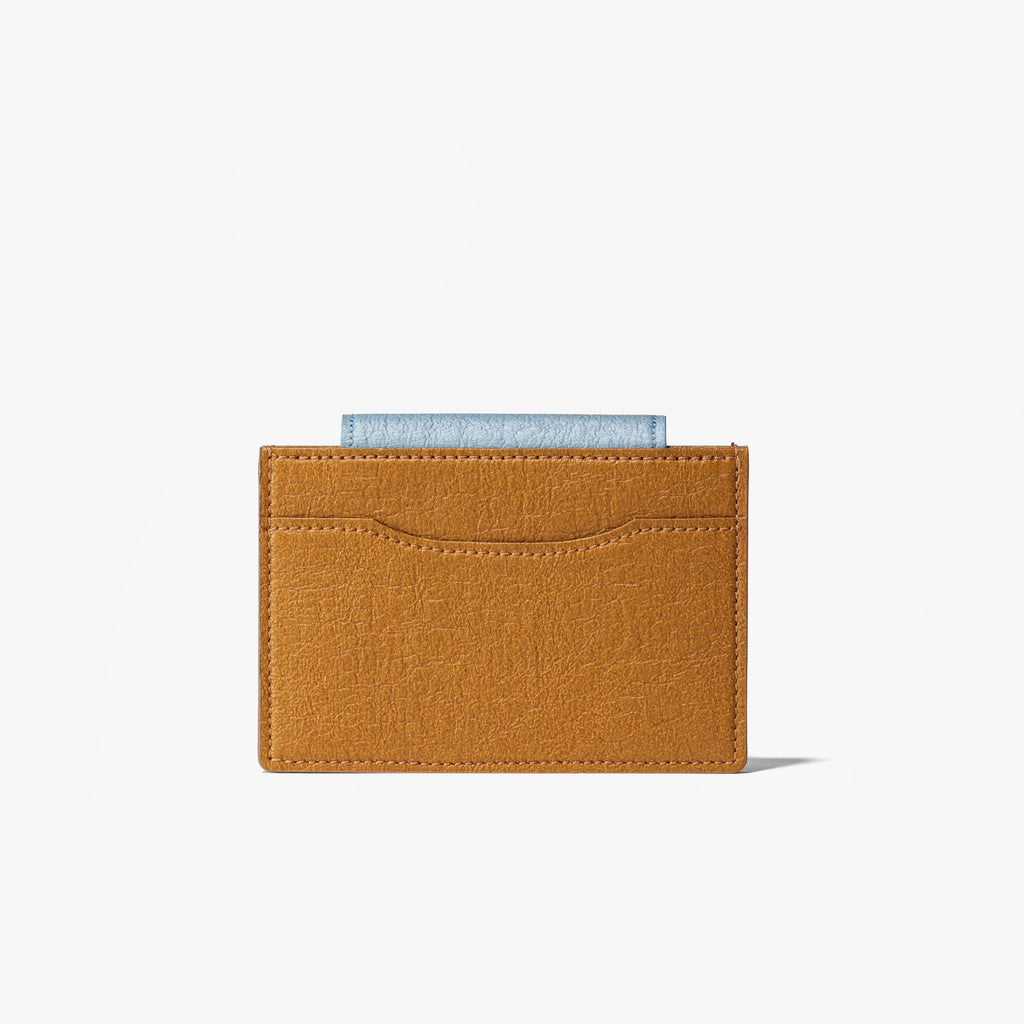 Sami Flip Card Wallet - Camel Blue