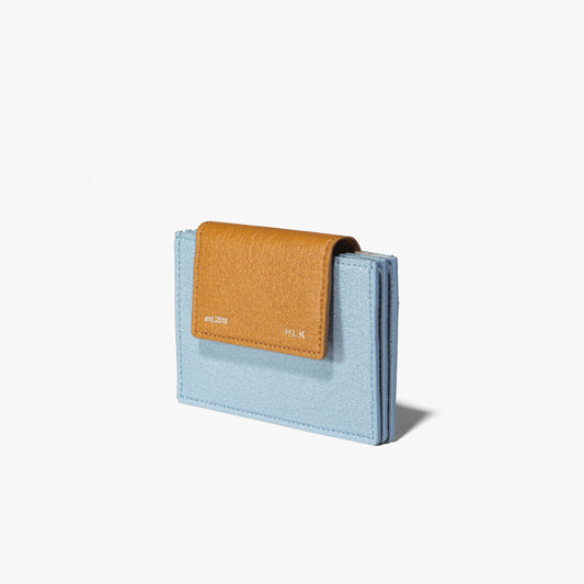 Sami Flip Wallet - Blue Camel