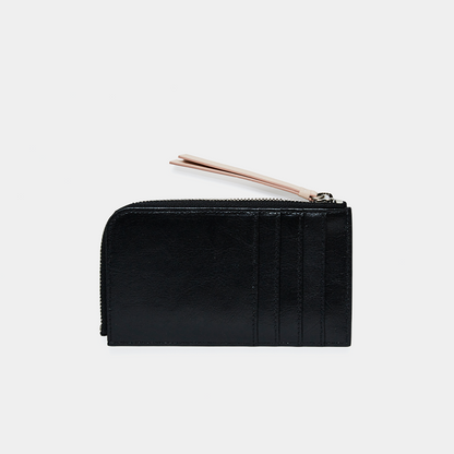 Bandal Zipper Wallet - Black Pink