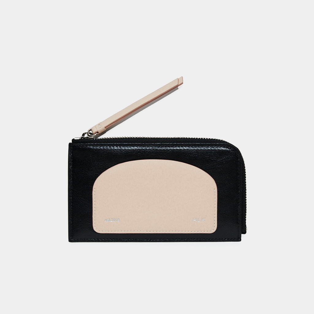 Bandal Zipper Wallet - ブラックピンク