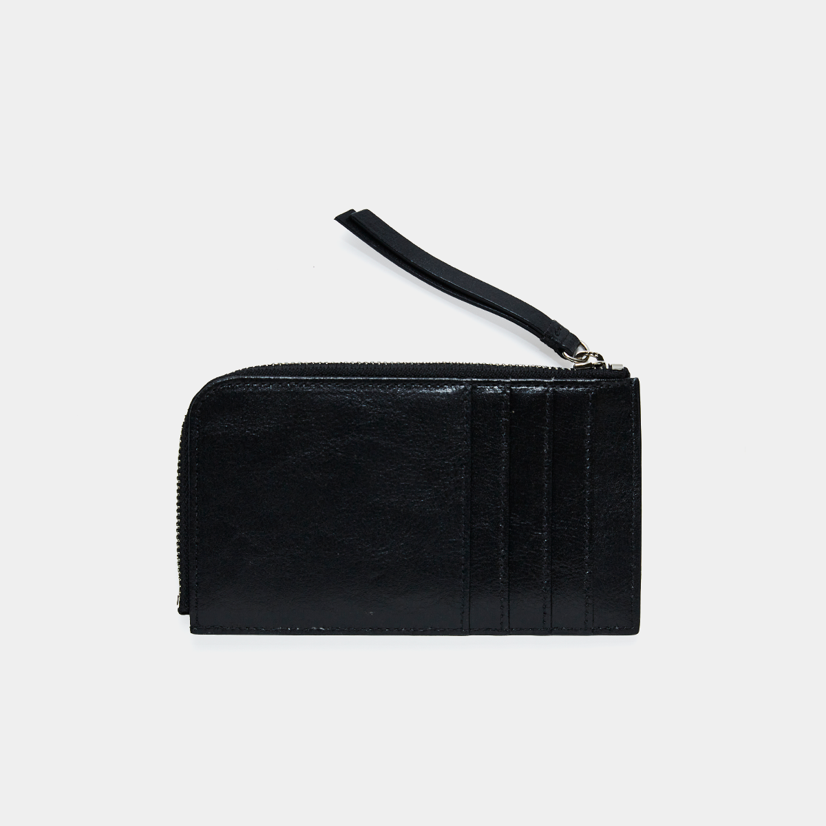 Bandal Zipper Card Wallet - Black
