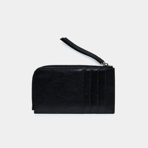 Bandal Zipper Card Wallet - Black