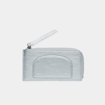 Bandal Zipper Wallet - Silver