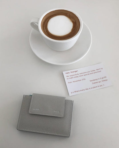 Sami Flip Wallet - ブラックピンク