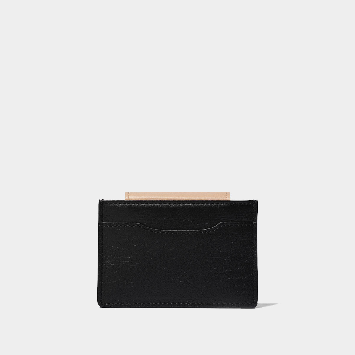 Sami Flip Card Wallet  - Black Pink