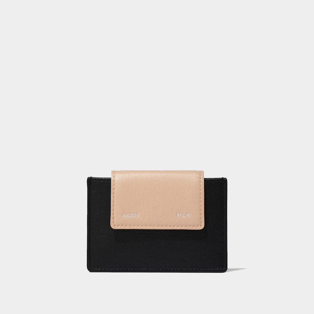 Sami Flip Wallet - Schwarz Pink