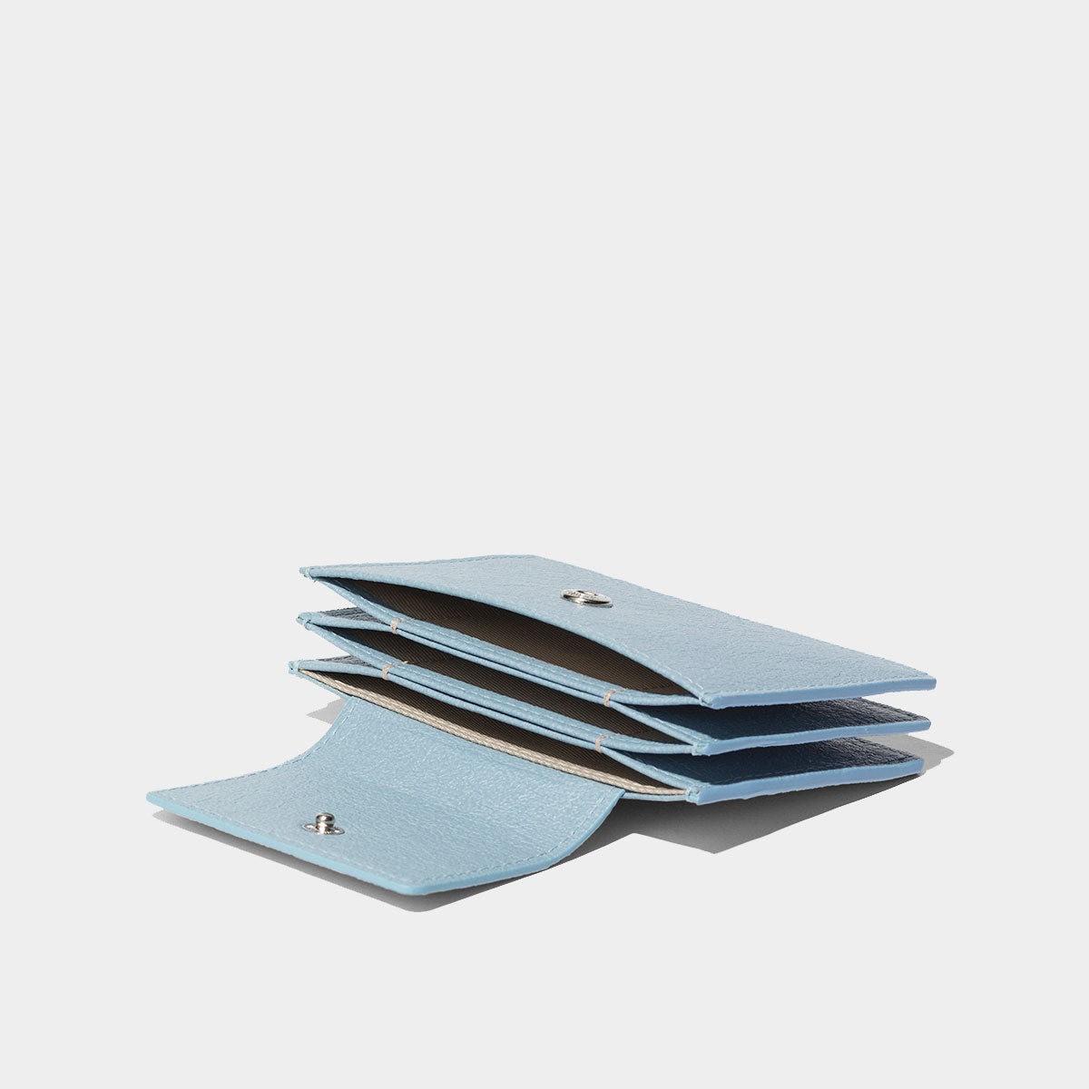 Sami Flip Card Wallet  - Light Blue