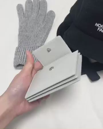 Sami Flip Card Wallet - Blue Camel