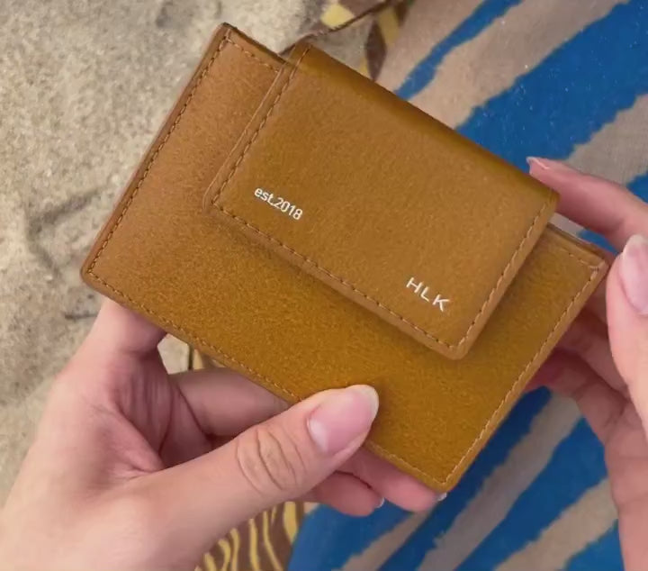 Sami Flip Card Wallet  - Gray